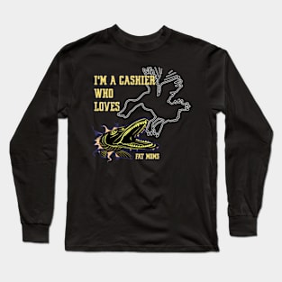 Fishing of pike duck's eater for a cashier Long Sleeve T-Shirt